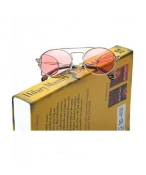 Women's Personality Style Four Lens Sunglasses Steampunk Round Vintage UV Protection Large Size Sun Glasses - CB18TETS8WK $10...