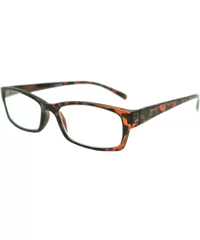 Pocket Clip Reading Glasses R9292CKP - Tortoise - CC12FP33VDV $14.41 Rectangular