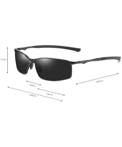 designe rcustom polarized sunglasses fashion - Silver&blue-4.0 - CD18N0C4Q53 $21.00 Square