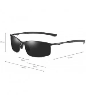 designe rcustom polarized sunglasses fashion - Silver&blue-4.0 - CD18N0C4Q53 $21.00 Square