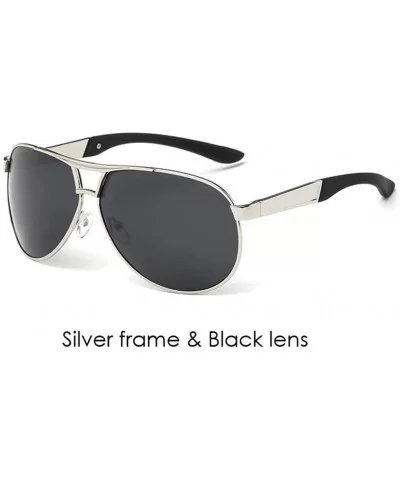 Men Polarized Sunglasses Driving Pilot Sunglass Man Eyewear Sun Glasses - C6 - CU194OWL8AM $22.11 Oval