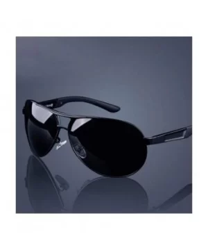 Men Polarized Sunglasses Driving Pilot Sunglass Man Eyewear Sun Glasses - C6 - CU194OWL8AM $22.11 Oval