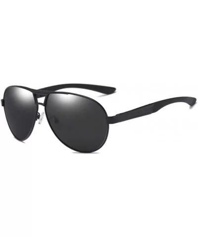 Men Polarized Sunglasses Driving Pilot Sunglass Man Eyewear Sun Glasses - C6 - CU194OWL8AM $22.11 Oval