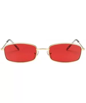 Small Sun Glasses Female Red Pink Lens Glasses Small Frame Shades C9 As Pciteu - C7 - CI18YKSW9KQ $4.65 Aviator