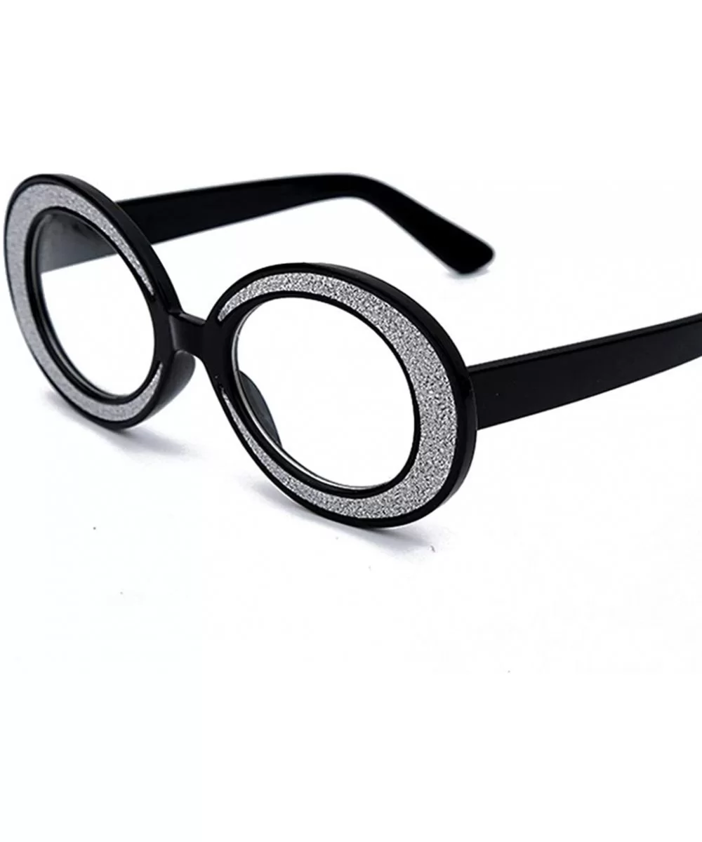 Fashion Sunglasses Oversized Glasses Personality - 6 - CB198GCXRWU $17.02 Round