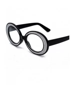 Fashion Sunglasses Oversized Glasses Personality - 6 - CB198GCXRWU $17.02 Round