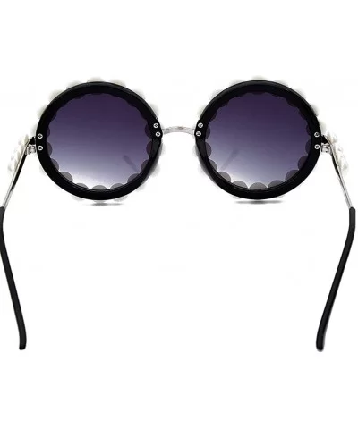 Fashion Sunglasses Oversized Glasses Personality - 6 - CB198GCXRWU $17.02 Round