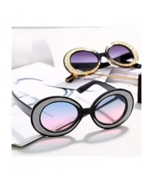 Fashion Sunglasses Oversized Glasses Personality - 6 - CB198GCXRWU $17.02 Round