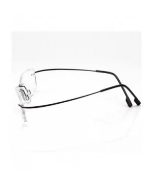 Memory Titanium Frameless Lightweight Reading Glasses Hingeless Flexibled Frames for Mens Womens - Black - CB18QRKZYU9 $10.06...