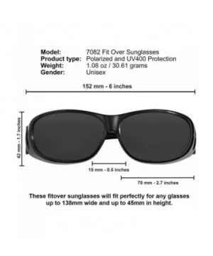 Fit Over Sunglasses Polarized Lens Wear Over Prescription Eyeglasses 100% UV Protection for Men and Women - C818EKRC9YE $11.5...