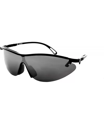 Lightweight Sunglasses for Men Women Mirror Lens Sport Modern Stylish - Black Frame / Mirror Black Lens - CB18W92O24I $5.09 S...