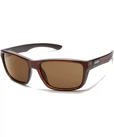 Mayor Polarized Sunglass with Polycarbonate Lens - Burnished Brown - CW12LNQSX0Z $44.81 Sport