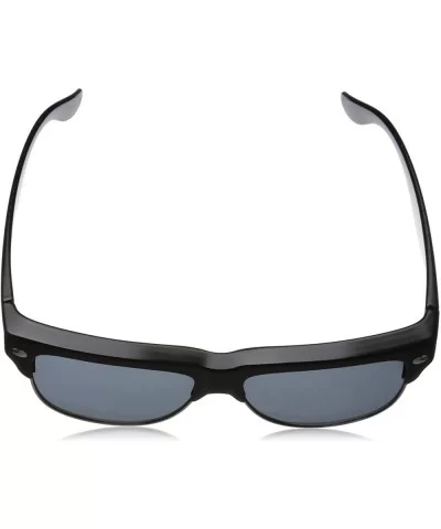 Solar Shield-fairfax Square Fits Over Sunglasses - Black - CE12N7D4UCY $19.51 Shield