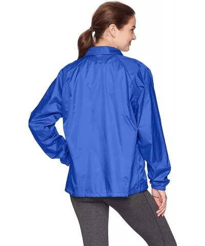 Nylon Coach's Jacket/Lined - Royal - CL114ZF593L $16.12 Sport