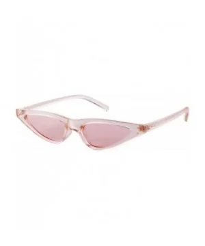 Vintage Cat-eye Sunglasses for Women Clout Goggle Triangle Glasses Rivet - Pink - CC18RGN7GH6 $5.39 Cat Eye