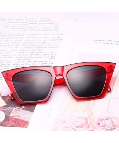 Vintage Luxury Square Sunglasses Women Cateye Sun Glasses Shades Woman Sunglass Retro Sunglases - Brown - C11985GLAEQ $29.77 ...