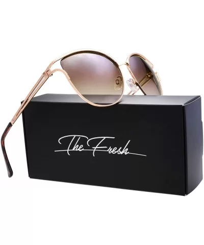 Classic Crystal Elegant Women Beauty Design Sunglasses Gift Box - L131-gold - CY18M0SASRW $13.20 Round