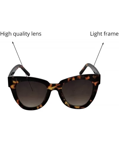 Sunglasses - 100% UVA & UVB protection - Dana Cateye-tortoise - CR18RELKLC0 $21.20 Cat Eye