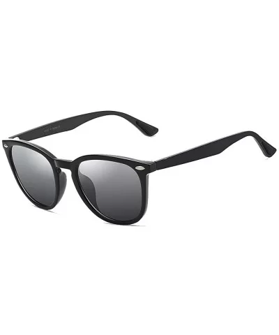 Men/Women Photochromic Sunglasses Polarized for Unisex Aluminum Frame 100% UV 400 Protection - Black Gray - CC199S0Q3LK $16.3...