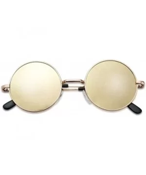 Original Glasses Novelty Cosplay - Gold Frame - Rose Pink Mirror - CW197CHO4XG $6.51 Wrap