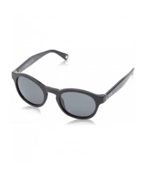 Men's Collin Polarized Round Sunglasses - Black - CW11KC6I0L5 $25.68 Round