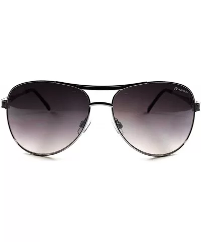 Premium Designer Stylish Upscale Mens Womens Avaitor Sunglasses - Silver - CO18XHXXHR8 $5.29 Aviator