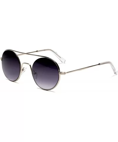 Round Janice Lennon Glasses Vintage Fashion Retro Sunglasses - Gold - CH12E0DXZID $27.21 Oval