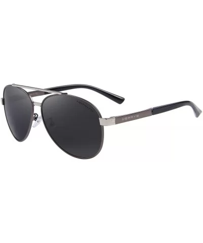 Men's Polarized Sun glasses For Men Driving Sunglasses S8628 - Gray - C612JS47MYR $9.89 Aviator