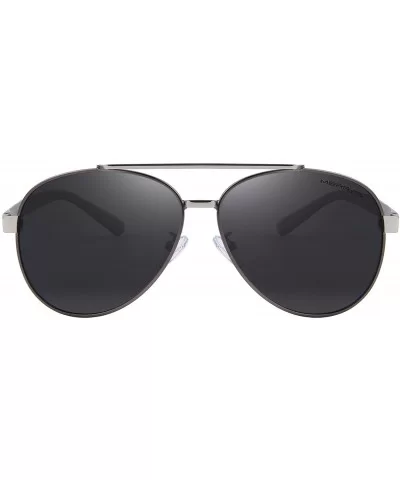 Men's Polarized Sun glasses For Men Driving Sunglasses S8628 - Gray - C612JS47MYR $9.89 Aviator