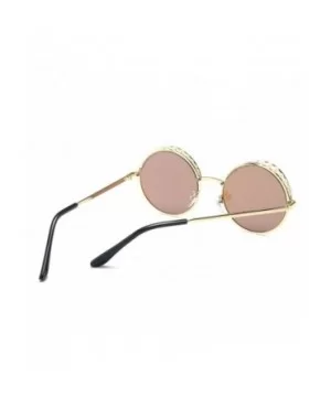 New Round Frame Artificial Pearl Metal Sunglasses Women Retro Fashion Sun Glasses Perfect for Girls Gift - CE18YEY7U02 $5.67 ...