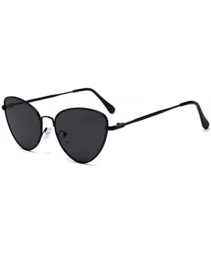 Vintage Sunglasses Glasses Female Sunglass - Black Gray - C1199D45U5S $13.67 Cat Eye