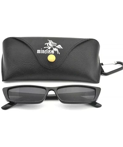 Small Sunglasses Glasses Shades Goggles - Black - CQ18Q52SSXC $7.10 Goggle