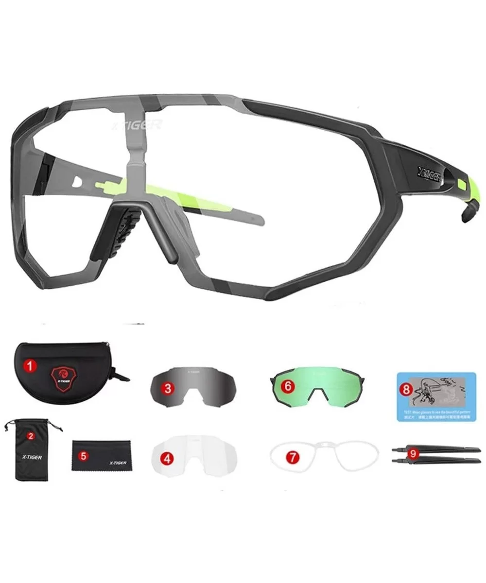 Photochromic Polarized Cycling Sunglasses - 4 - CE18AWA2K2Q $24.89 Sport