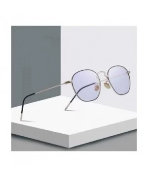 DESIGN Men/Women Fashion Rectangle Glasses Retro Blue Light Blocking C01 Black - C01 Black - CE18XE9GS5S $14.62 Aviator