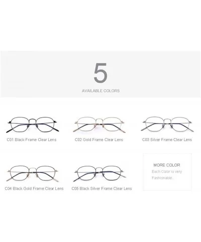 DESIGN Men/Women Fashion Rectangle Glasses Retro Blue Light Blocking C01 Black - C01 Black - CE18XE9GS5S $14.62 Aviator