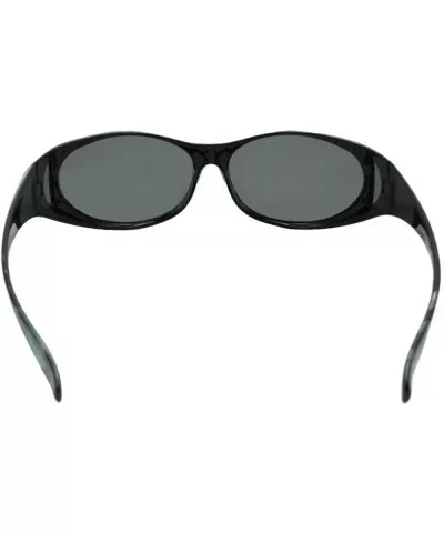 Small Polarized Fit Over Sunglasses F3 - Blue Marble-med Dark Gray Lens - CS186N6IGOY $14.28 Wrap