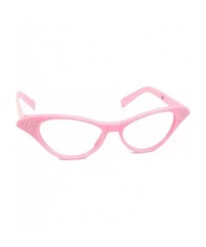 Womens Cat Eye Rhinestone Glasses - Light Pink - C211V7EBA8P $5.28 Cat Eye