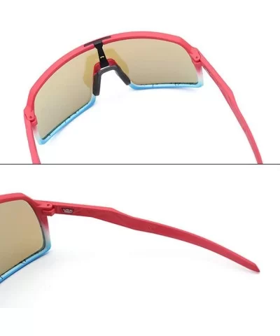 Cycling glasses 2019 fashion new sports windproof polarized driver sunglasses BMX bike goggles - Red - C118S70A62I $13.35 Sport