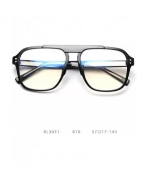 2020 TR90 male night vision driving fishing square transparent glasses frame female brand design flat mirror - C21904WR7D5 $1...