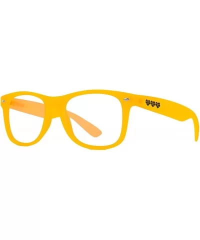 Glow In The Dark Diffraction Glasses - Rave Festival Glasses - Orange - CN18KKW3E5G $8.92 Square