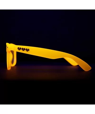 Glow In The Dark Diffraction Glasses - Rave Festival Glasses - Orange - CN18KKW3E5G $8.92 Square