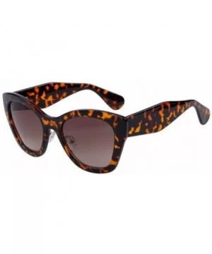 Women Fashion UV400 Sunglasses Cat Eye Sun Glasses - Leopard - CK17YW393DC $5.70 Rimless