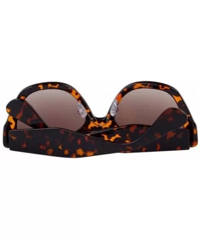 Women Fashion UV400 Sunglasses Cat Eye Sun Glasses - Leopard - CK17YW393DC $5.70 Rimless