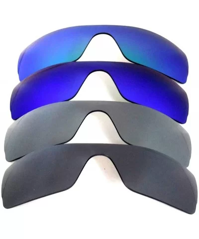 Replacement Lenses Batwolf Black&Gray&Blue&Green Color Polarized 4 Pairs - CE1270O4ARN $25.95 Oversized