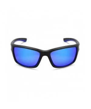 Polarized Sports Sunglasses for Men Women for Running Fishing Driving CS-MJ8014 - Red+blue - CK18ZLKOHR5 $13.48 Sport