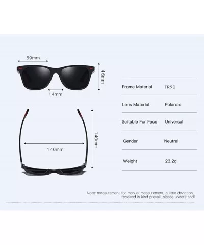 Sunglasses Polarizing sunglasses for men and women - B - CT18QQ2CWWC $33.51 Aviator