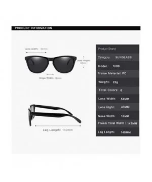 Men Women Polarized Sunglasses Classic Square Sun Glasses Male Driving Shades Goggles UV400 - C5199L2XO0N $10.52 Square