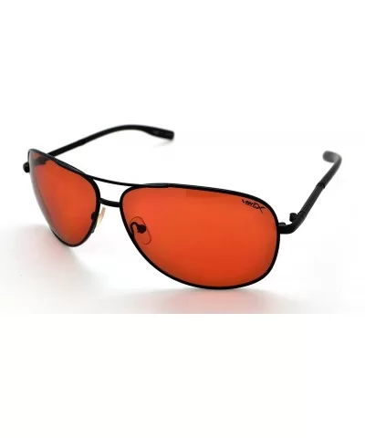 Mens & Womens Aviator High-Definition Sunglasses w/FREE Microfiber Pouch - Black - C012KWOV8AP $8.39 Rectangular