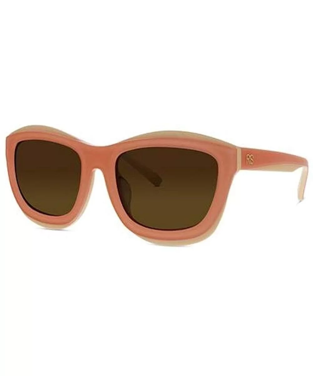 Womens Trendy Sunglasses Peach RS4004 - C118UNQWS7R $37.54 Rectangular