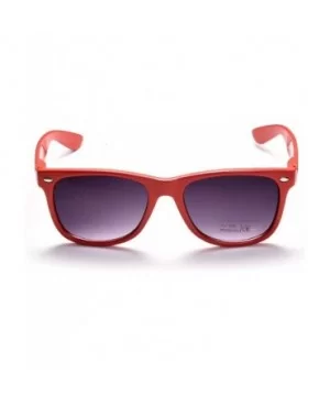 100% UV Protection Wholesale Multi PACK Unisex 80'S Retro Style Promotional Sunglasses - Red 10-pack - CP185SDO3KQ $10.65 Square